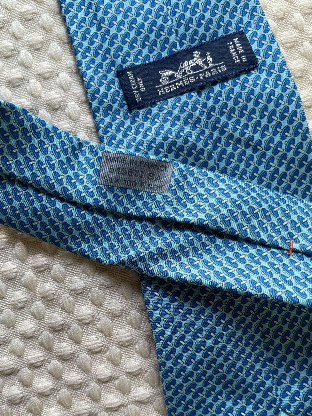 Hermès 645871 SA Silk Tie - Picture 2 of 6